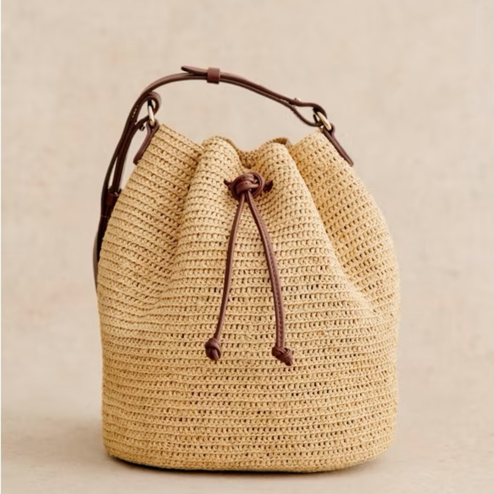 Sézane Farrow Bag in Raffia